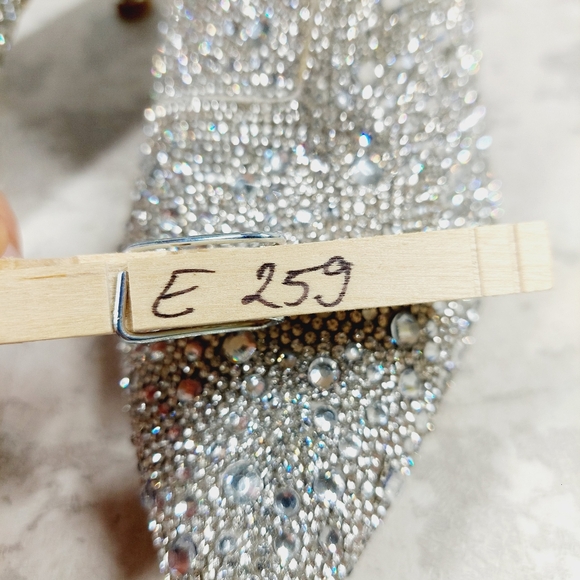 New ABOUND Marysol Rhinestone Embellished Bootie In Silver Rhinestone E259 - Picture 12 of 12